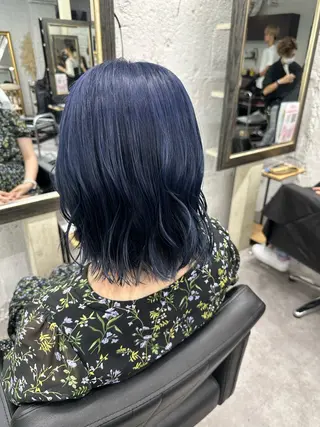 ミディアム カラー ヘアアレンジ 久米 治仁のヘアスタイル