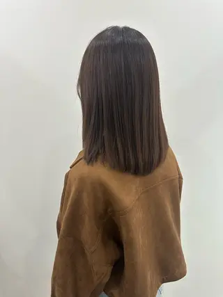 ミディアム カラー レイヤー/ナチュラル 💐nao.のヘアスタイル