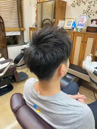 ショート メンズ 浅見 天翔のヘアスタイル