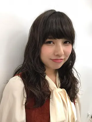 ロング ❤️パーマ美容師✂︎ 井口美緒のヘアスタイル