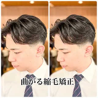 ショート メンズ 【メンズ縮毛矯正】 FILMS  軍司のヘアスタイル