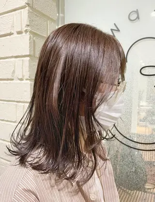 ミディアム 🌈縮毛矯正/ショー ト/MIKI🌈のヘアスタイル