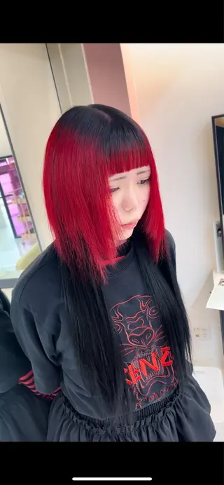 ロング M.O.D shibuya店所属・シールエクステ /まる🐺/渋谷のヘアスタイル