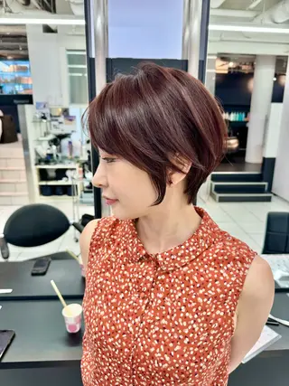 ショート 加藤 真介のヘアスタイル