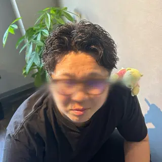 パーマ メンズ メンズパーマ専門店 【店長】⚜️イチカワのヘアスタイル