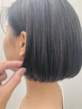 ショート カラー ノグチ ユウキ/ボブのヘアスタイル