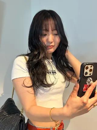 セミロング カラー 🎀オイダイラ モモカ🎀のヘアスタイル