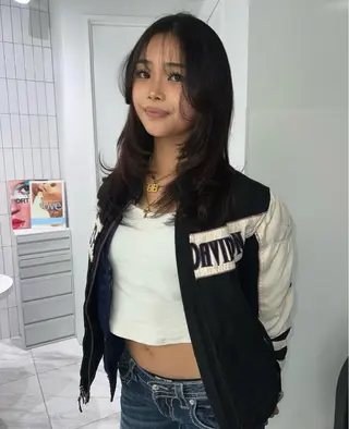 ロング LiSA/レイヤー /ブリーチカラー特化のヘアスタイル