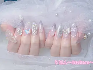 ミディアム りぼん Re:Bonrのネイルデザイン