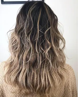 セミロング カラー Lien 深井店のヘアスタイル