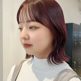 カラー Haruka 🎀暖色カラーのヘアスタイル