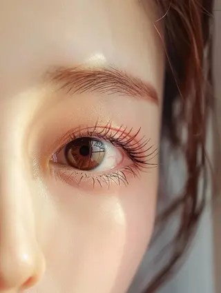 マツエク・マツパ 艶髪カラー💙ྀི/ アイ兼任👀/ミナルのヘアスタイル