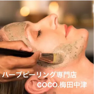 カラー パーマ ヘアアレンジ メンズ キッズ ハーブピーリング専門 COCO.梅田中津のエステ・リラクイメージ