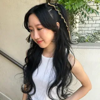 ロング ヘアアレンジ SHANTi 飯塚 ヘアセット/髪質改善のヘアスタイル