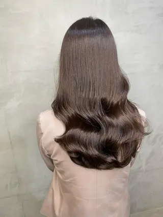 セミロング カラー あざと可愛い❤️ 髪質整形💊 輝のヘアスタイル