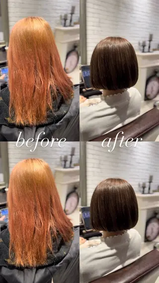 ショート カラー レイヤー/透明感/髪 質改善/メンズ/佐藤のヘアスタイル