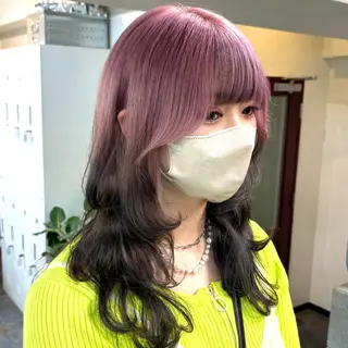 ロング カラー 🌈艶ハイトーン🌈 心を込めます🤝涼介のヘアスタイル