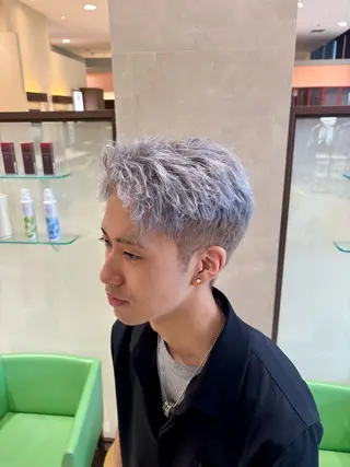 ショート カラー メンズ Reverie  ZENKO所属・田中 真白のヘアスタイル