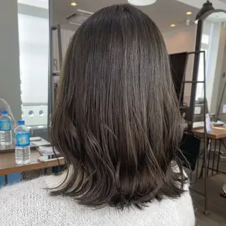 ミディアム ゴトウ  アヤ bisou hairのヘアスタイル