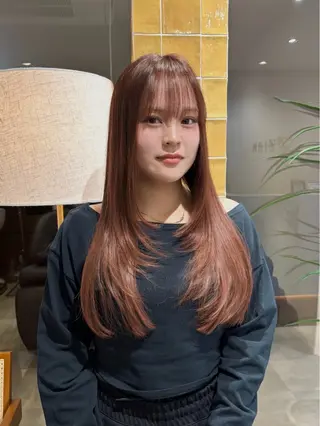 ロング カラー 透明感✨女性特化💙 chihiroのヘアスタイル