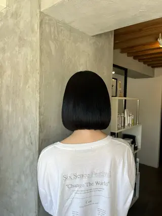 ショート 髪質改善／縮毛矯正 関根青葉のヘアスタイル