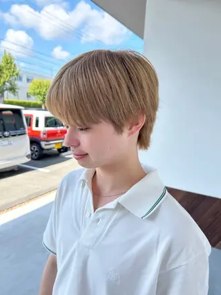 ショート カラー メンズ カイト/ヘアカラー /メンズヘアのヘアスタイル