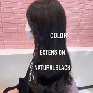 ロング カラー エクステ🩵ブリーチ 韓国ヘア🩵KAEのヘアスタイル