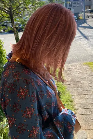 ミディアム カラー riff design labo所属・阪口 真由子のヘアスタイル