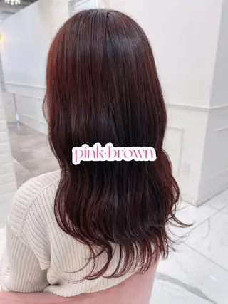 ロング カラー ガーリーカラー🩷 ユウ🍓💞のヘアスタイル