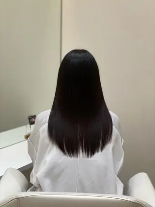 ロング カラー レイヤー/艶カラー /韓国ヘア/高松のヘアスタイル