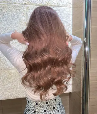 ロング カラー Selene hair 難波店のヘアスタイル