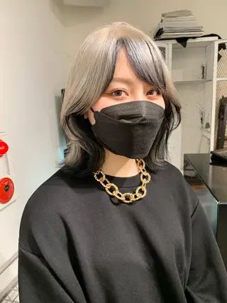 ミディアム カラー レイヤーカット/艶髪 ✨💭KIRARIのヘアスタイル