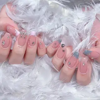 ロング カラー Asher-Yuki 🍁のネイルデザイン