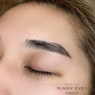 アイブロウ bunny eyes 有本のマツエク・マツパデザイン