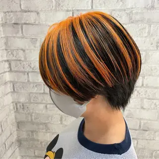 ショート カラー ヘアアレンジ 秋山 幸太のヘアスタイル