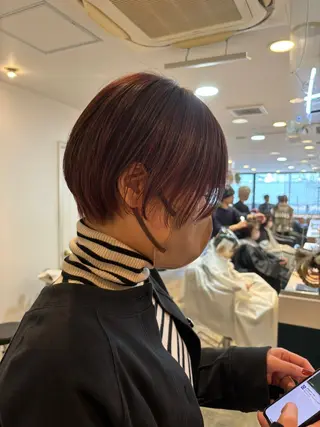 ショート 高山 鳳成のヘアスタイル