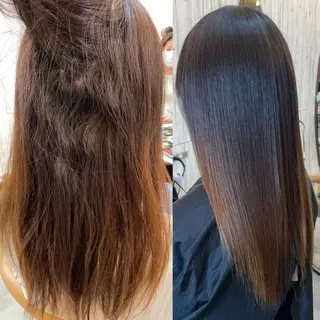 セミロング 髪質改善/縮毛矯正/ 韓国ヘア/矢野のヘアスタイル