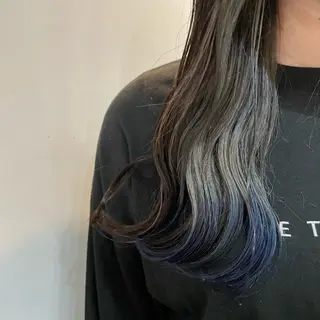 ミディアム カラー 中村 帆花のヘアスタイル