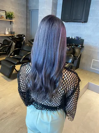 セミロング カラー 🪞個室サロン/韓国 艶髪/keito🪞のヘアスタイル