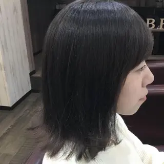 ミディアム カラー 金崎 新吾のヘアスタイル