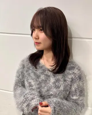 ロング カラー モテヘア/グレージュ /ボブ/前原汐🎐のヘアスタイル