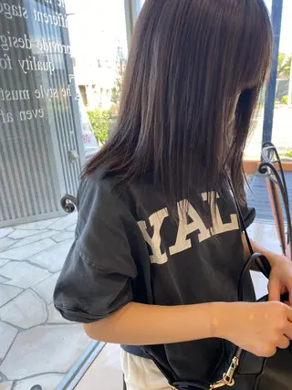 ロング カラー 髪質改善🫧ベージュ 椙山 響のヘアスタイル