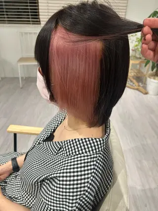 ミディアム カラー 💙まこと💙艶 カラー(Rico)のヘアスタイル