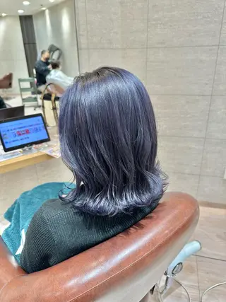 ミディアム Number六本松所属・山崎 友雅のヘアスタイル