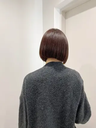 ショート モテヘア/グレージュ /ボブ/前原汐🎐のヘアスタイル