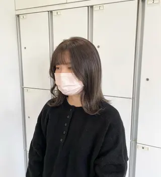 ミディアム nanaka :のヘアスタイル