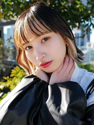 ミディアム カラー ヘアアレンジ cecil hair 難波店所属・髪質改善透明感カラー /SHOGO☀️のヘアスタイル