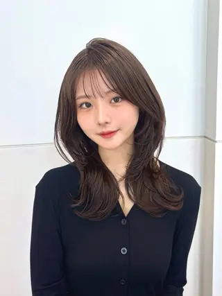 ミディアム カラー パーマ 🍀本格ヘッドスパ 👑髪質改善🍀英司のヘアスタイル