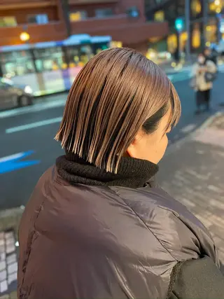 ショート カラー IRIE HAIR DESIGN所属・IRIE⚡️メンズ/ パーマ⚡️北川聖也のヘアスタイル