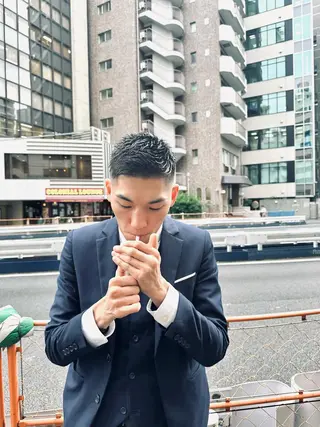 ショート メンズ 💈メンズパーマ💈 ナカザワ リョウのヘアスタイル